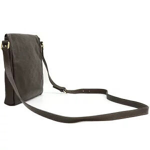 Gucci Leather Dark Shoulder Brown Bag ssima
